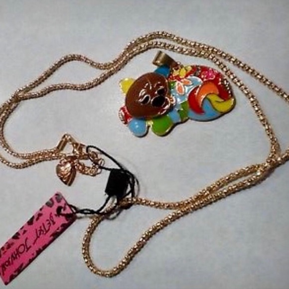 NWT BETSEY JOHNSON Colorful Enamel Dog - Picture 3 of 3